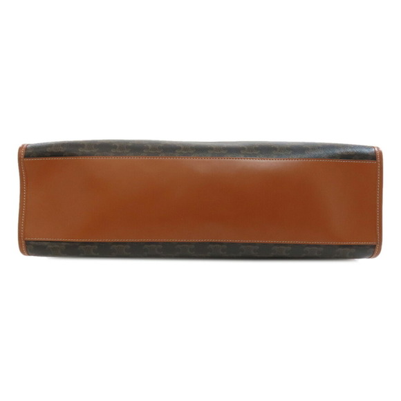 CELINE Triomphe Tote Bag Smooth Calfskin Leather Navy Blue - Picture 4 of 11